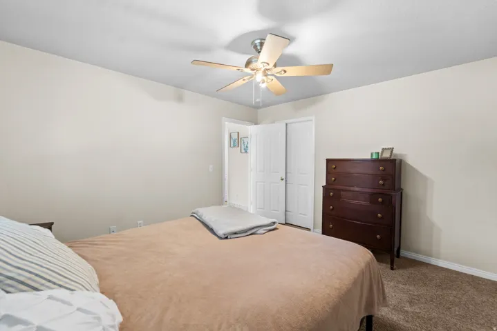 Primary bedroom with ample space
