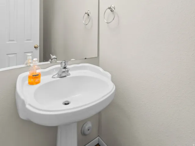 Main-level half bath
