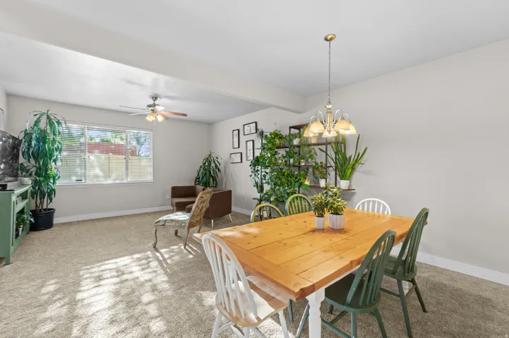 Great dining space with room for a large table