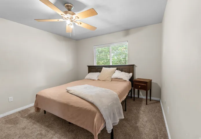Primary bedroom with great natural light