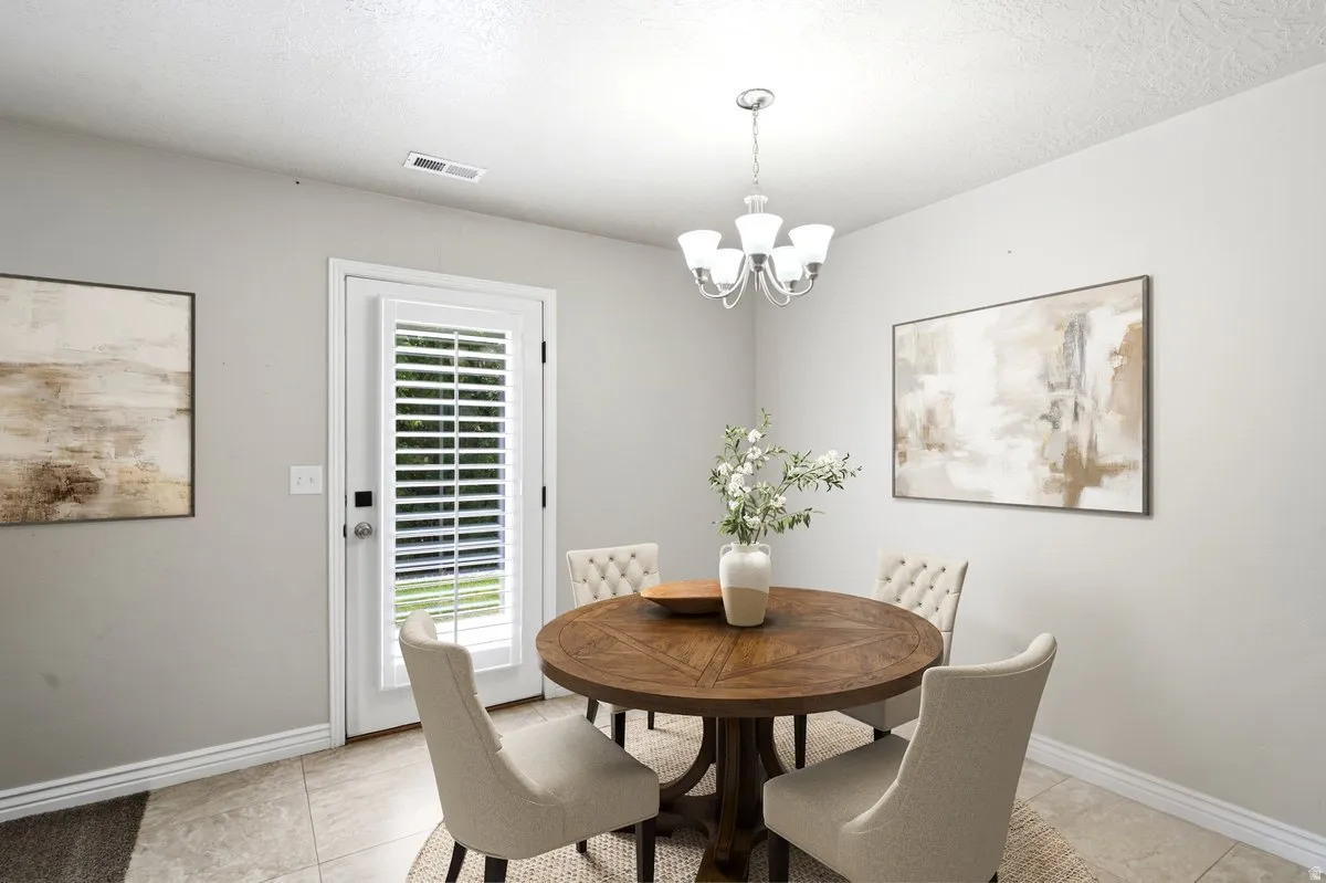 Virtually Staged Dining Room