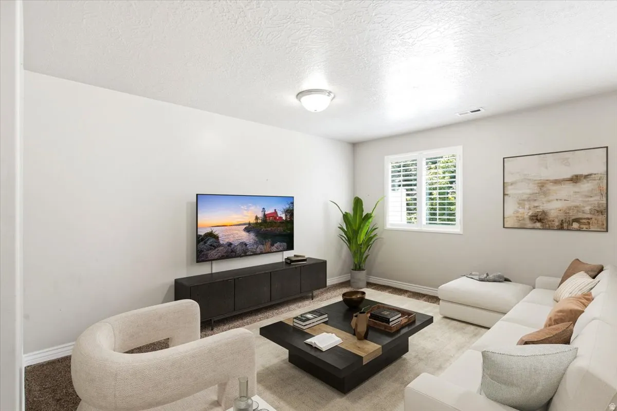 Virtually Staged Living Room
