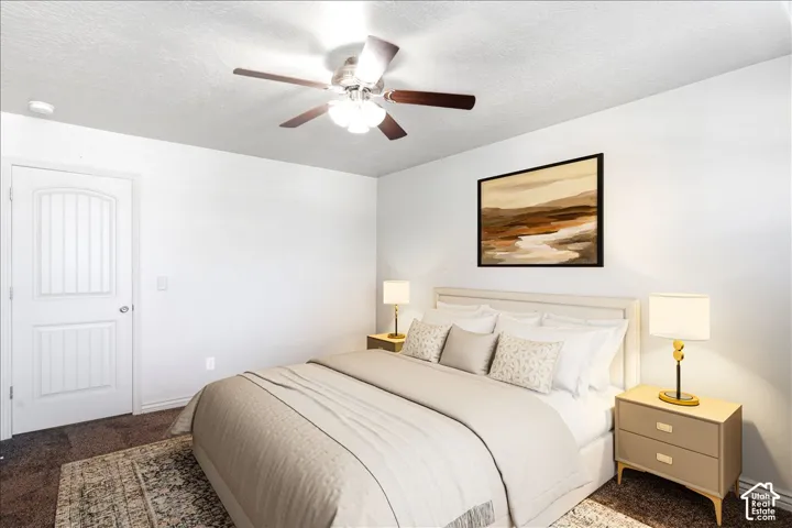 Virtually Staged Primary Bedroom