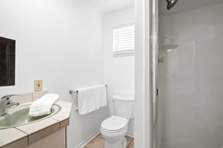 Primary bedroom with ensuite bathroom
