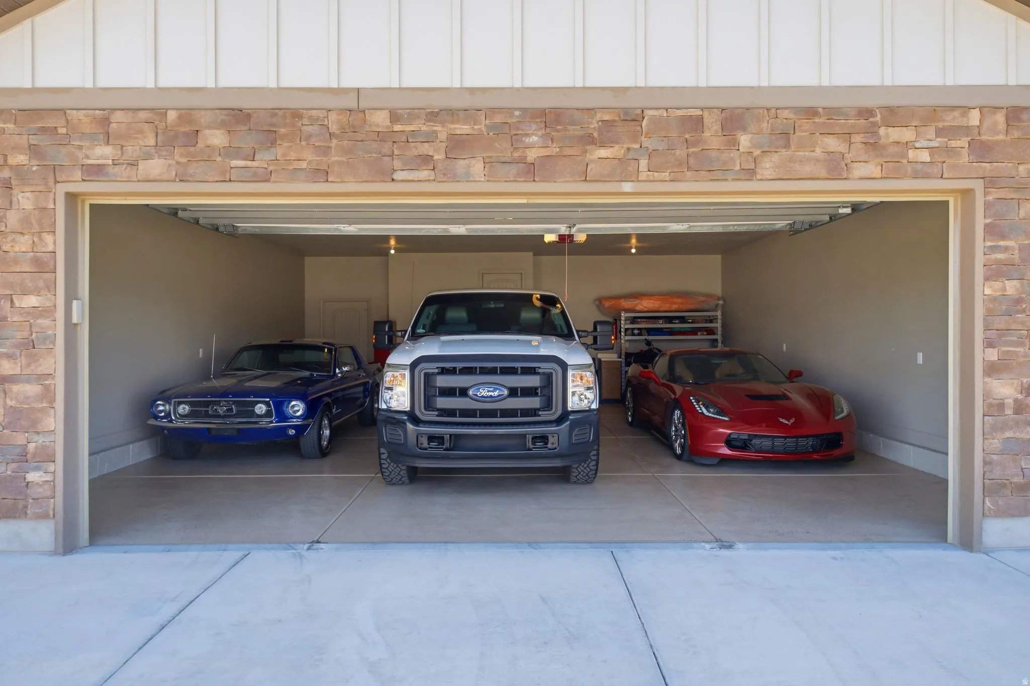 Extra Wide and Extra Length to Accommodate 3 Cars