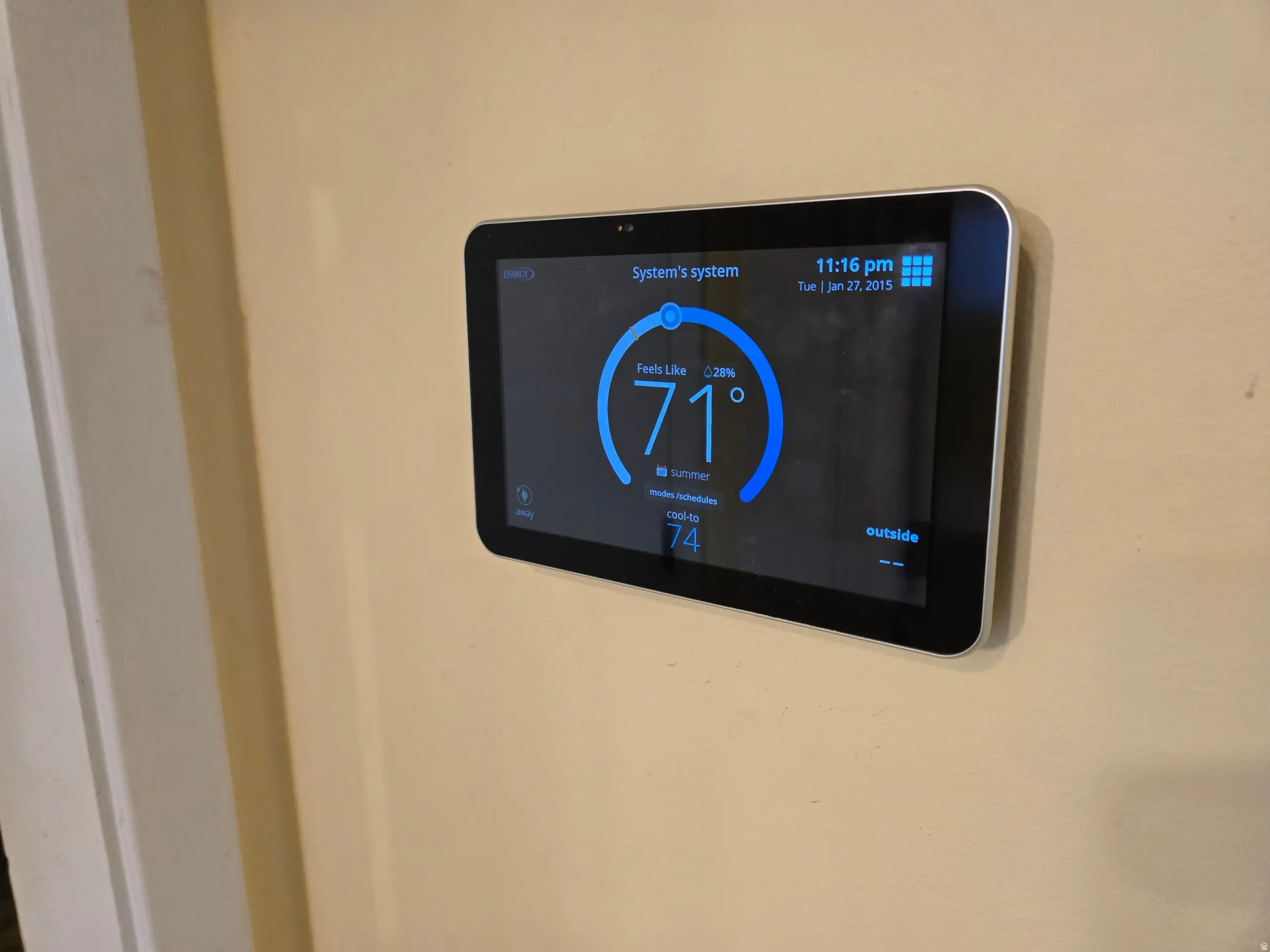 Integrated smart thermostat