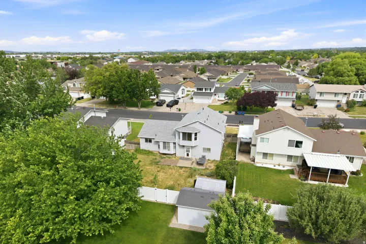 Aerial view-back of home