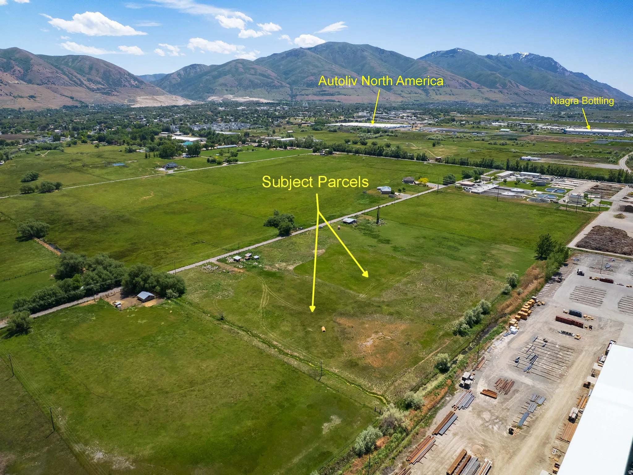 Expansive green parcels of land with clear boundaries