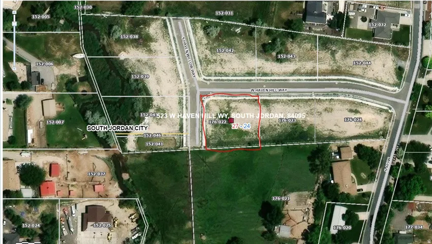 Assessor's Parcel Map. Indicating the property's boundaries and identifying adjacent parcels