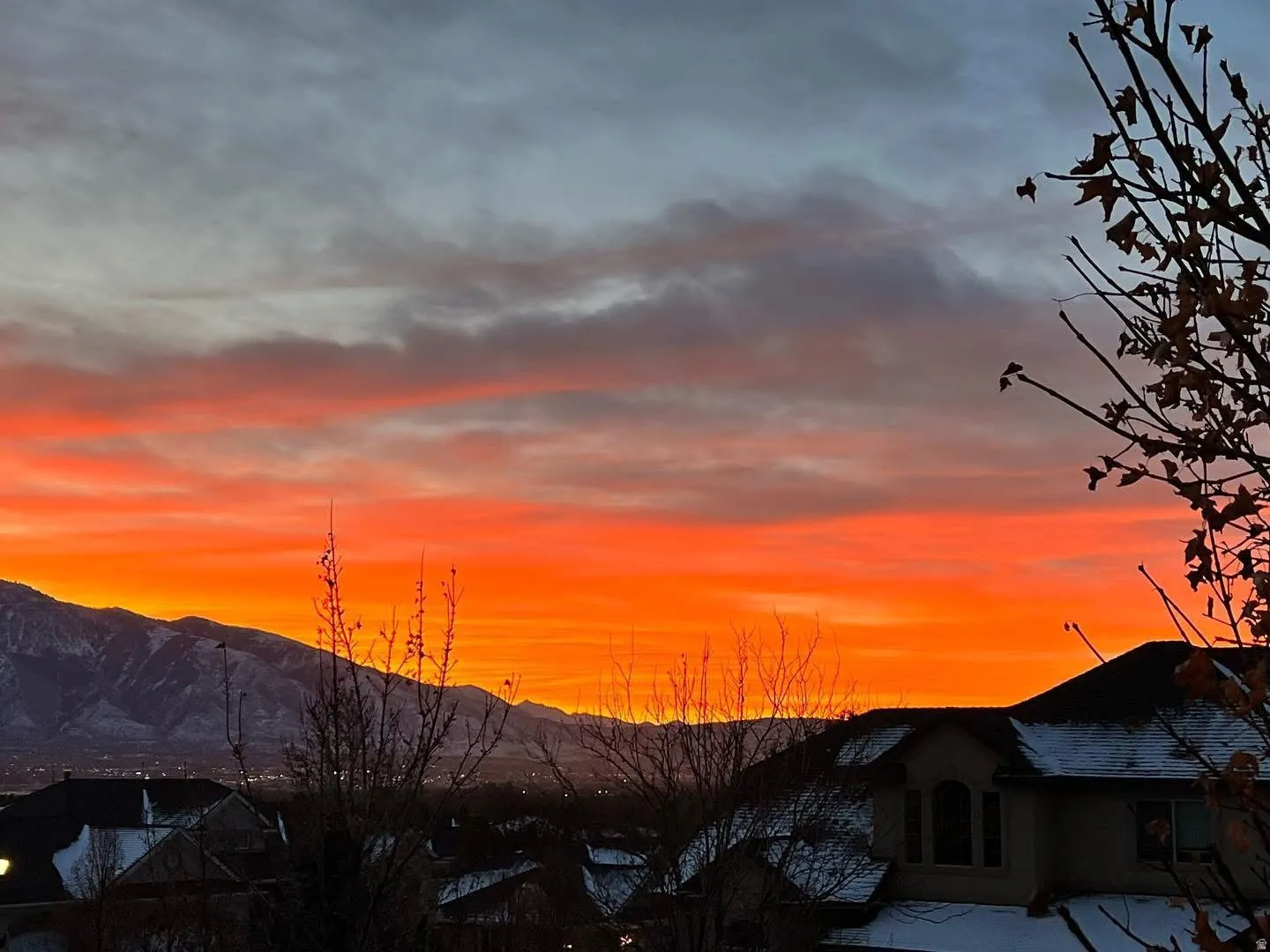 Taken from Main floor bedroom window