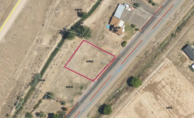 Plat Map. Illustrating the property's boundaries and parcel identification numbers