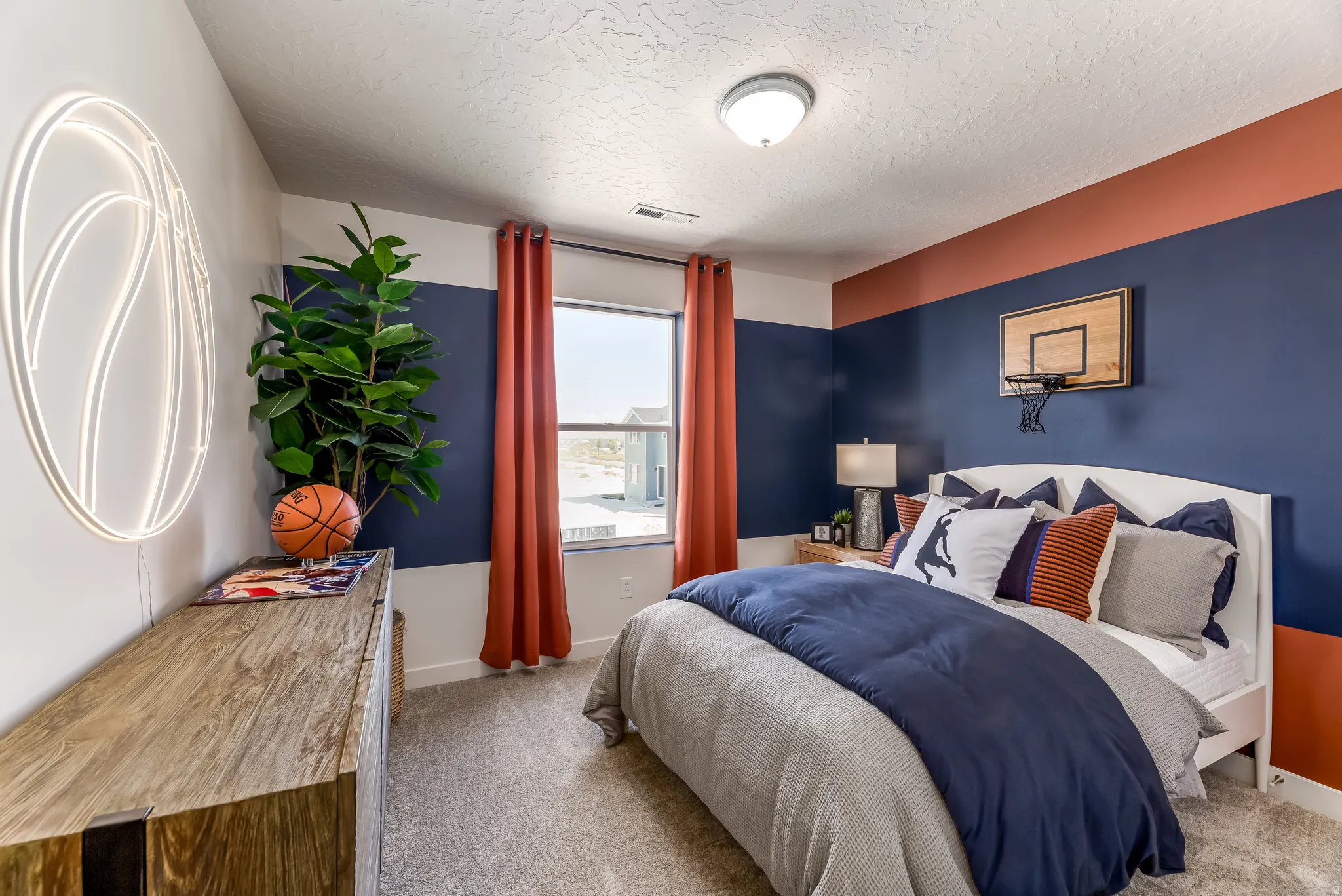 Picture is of model of the same floorplan.  Colors and options will vary.