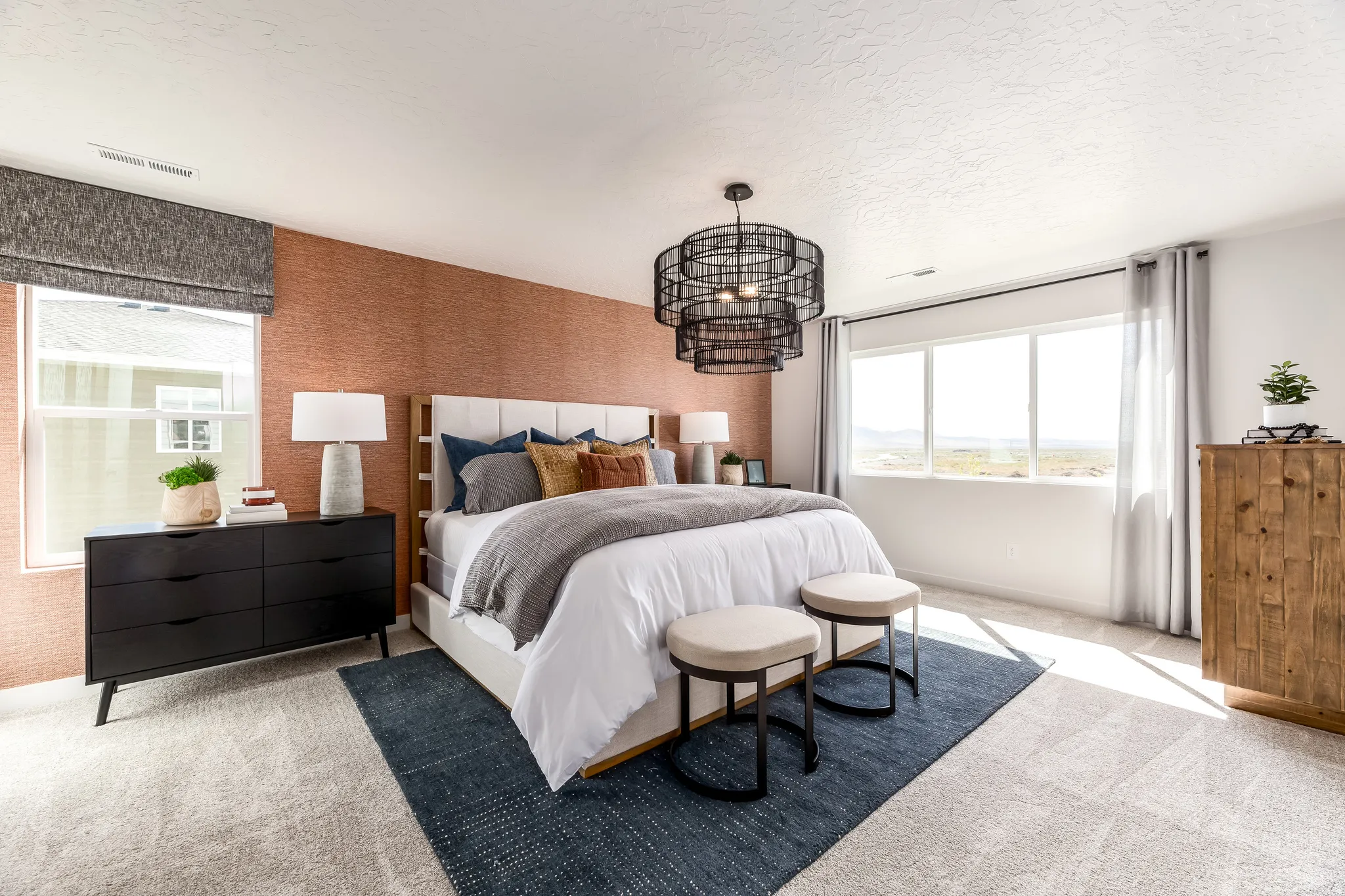 Picture is of model of the same floorplan.  Colors and options will vary.