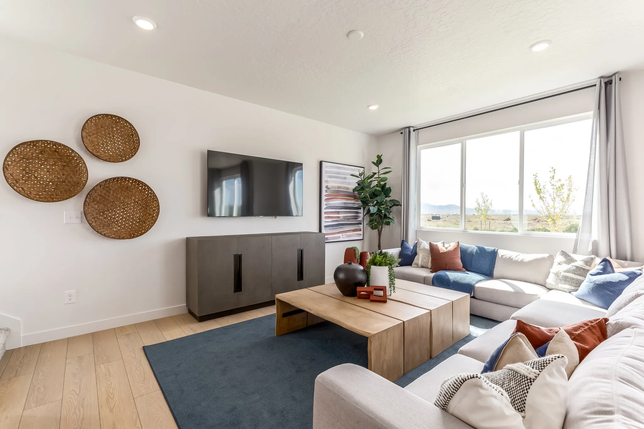 Picture is of model of the same floorplan.  Colors and options will vary.