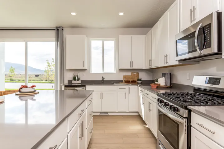 Picture is of model of the same floorplan.  Colors and options will vary.