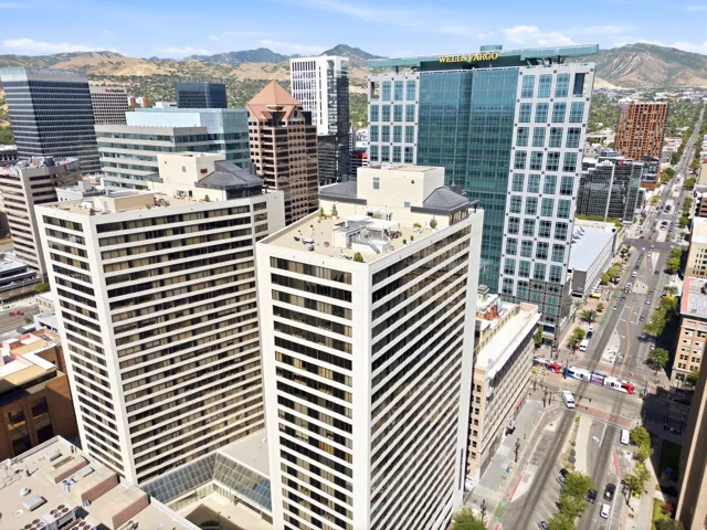 American Towers Urban high-rise buildings view
