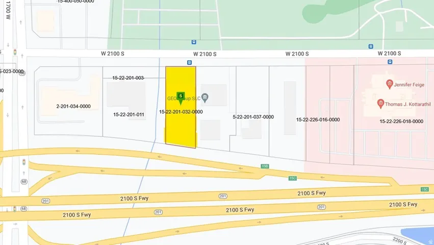 Geographic Information System (GIS) Map. Illustrating property parcels and associated identification numbers