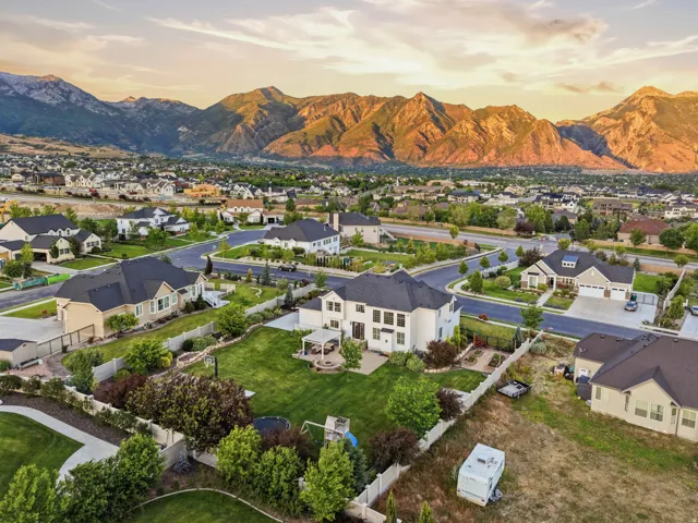 Suburban neighborhood featuring a variety of residential properties with varied architectural styles