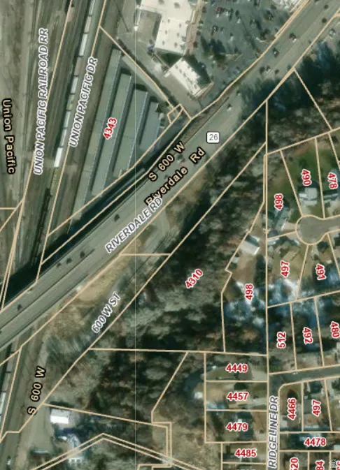Plat Map. Illustrating property boundaries and parcel identification numbers within a defined area