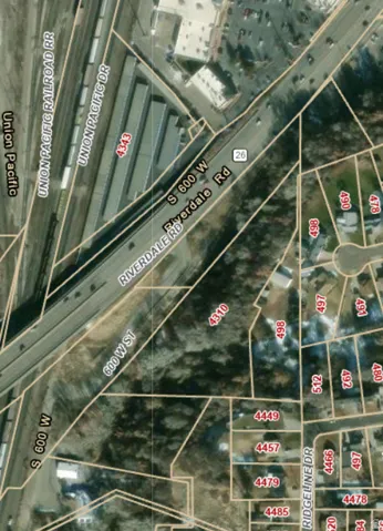 Plat Map. Illustrating property boundaries and parcel identification numbers within a defined area