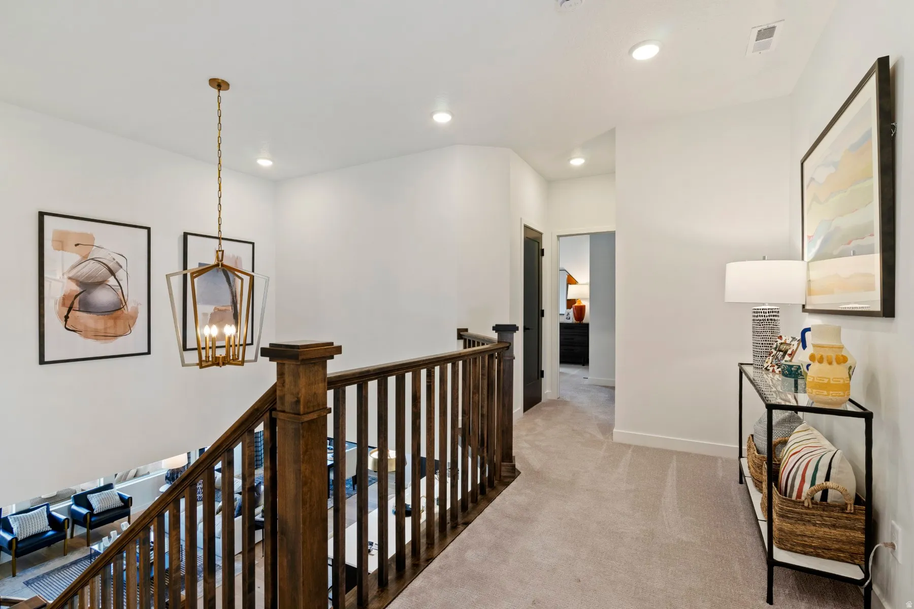 Open 2nd floor. Picture of another home of same floorplan