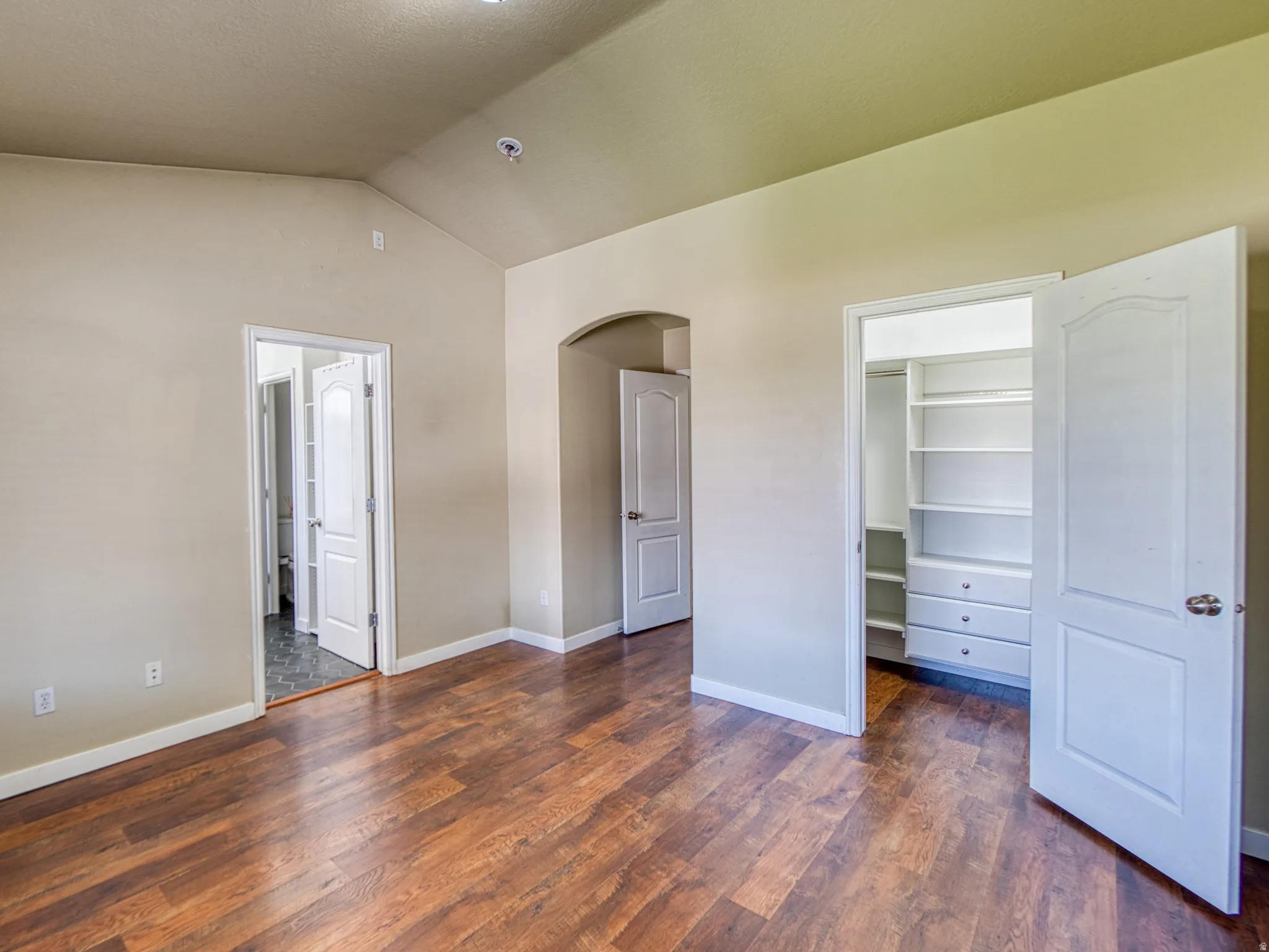 Master bedroom with ensuite bathroom