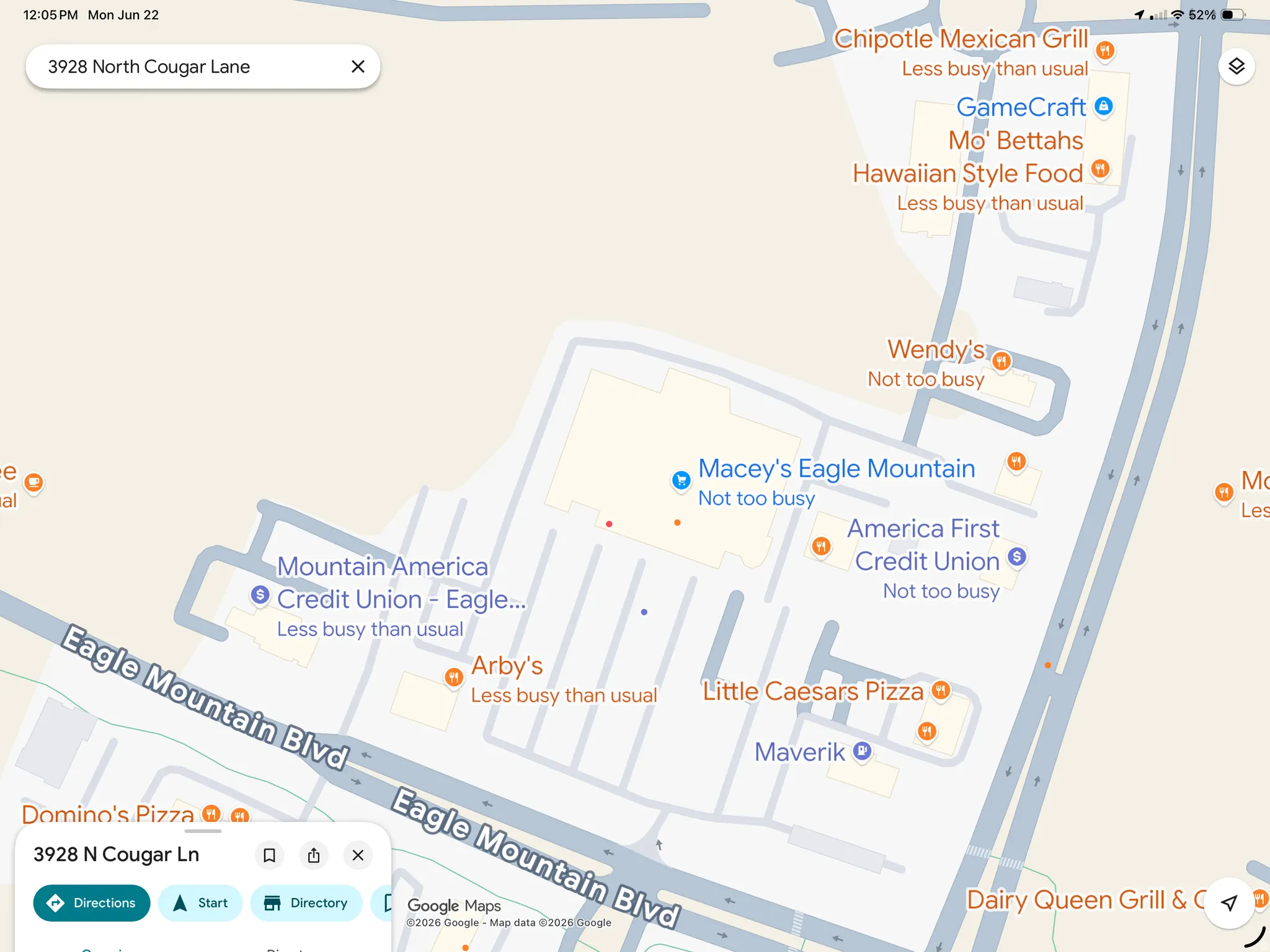 Geographic Information System (GIS) Map. Illustrating the property's location and surrounding commercial establishments