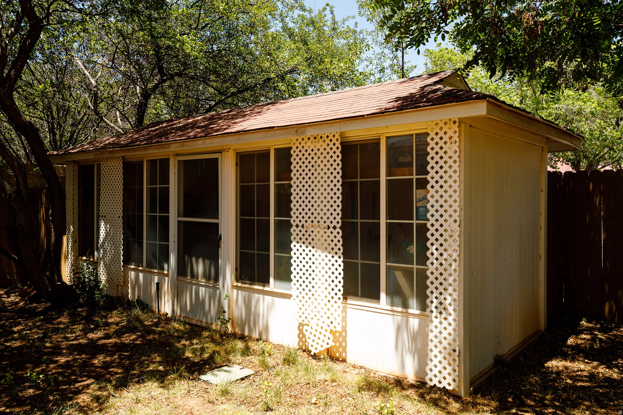 Outdoor shed