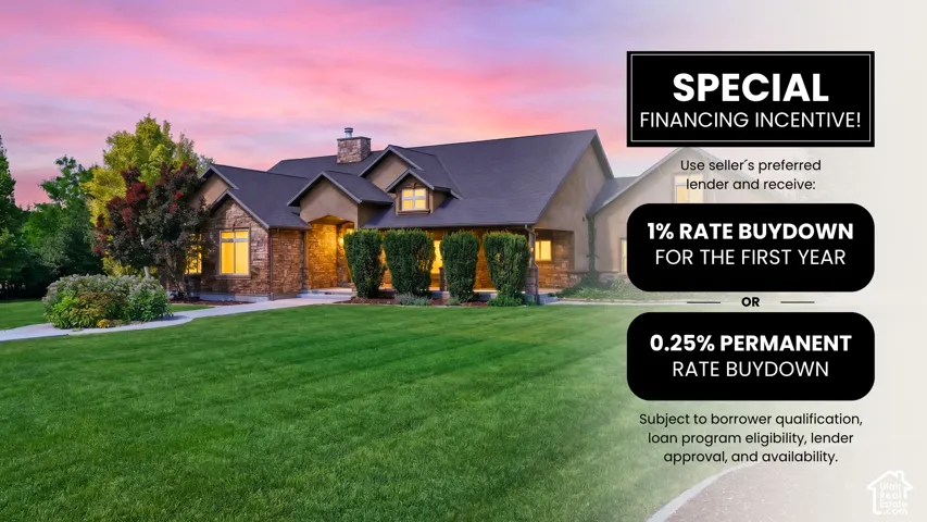 Financing Incentive Disclosure. Outlining specific terms for the property purchase and lender program options