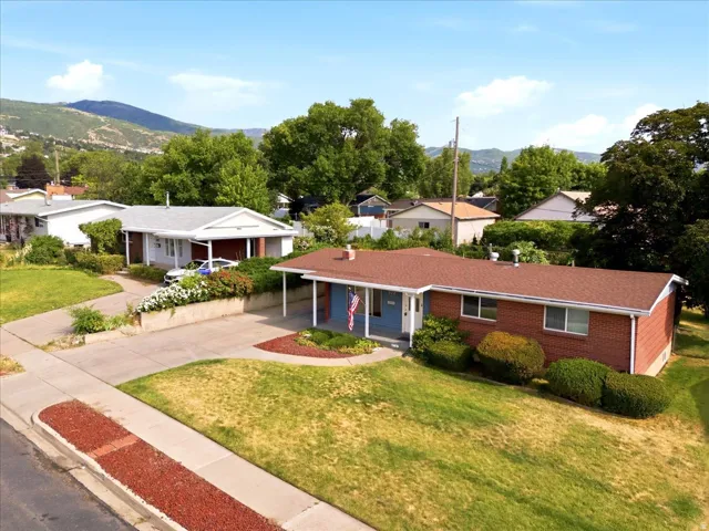 Aerial view of the front. It really is that cute and even a bit patriotic.