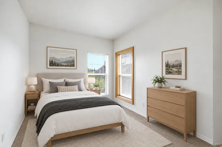 Virtually Staged Bedroom 2