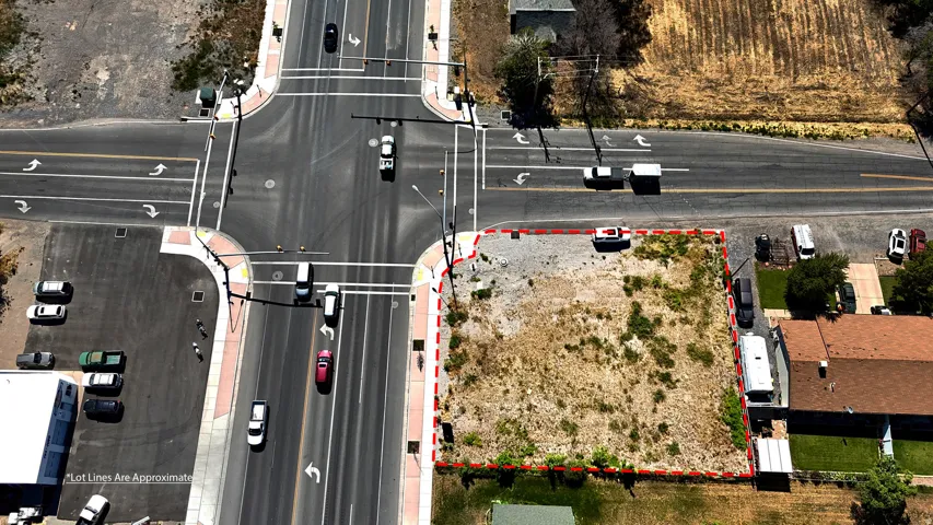 Corner lot featuring direct road frontage on multiple sides