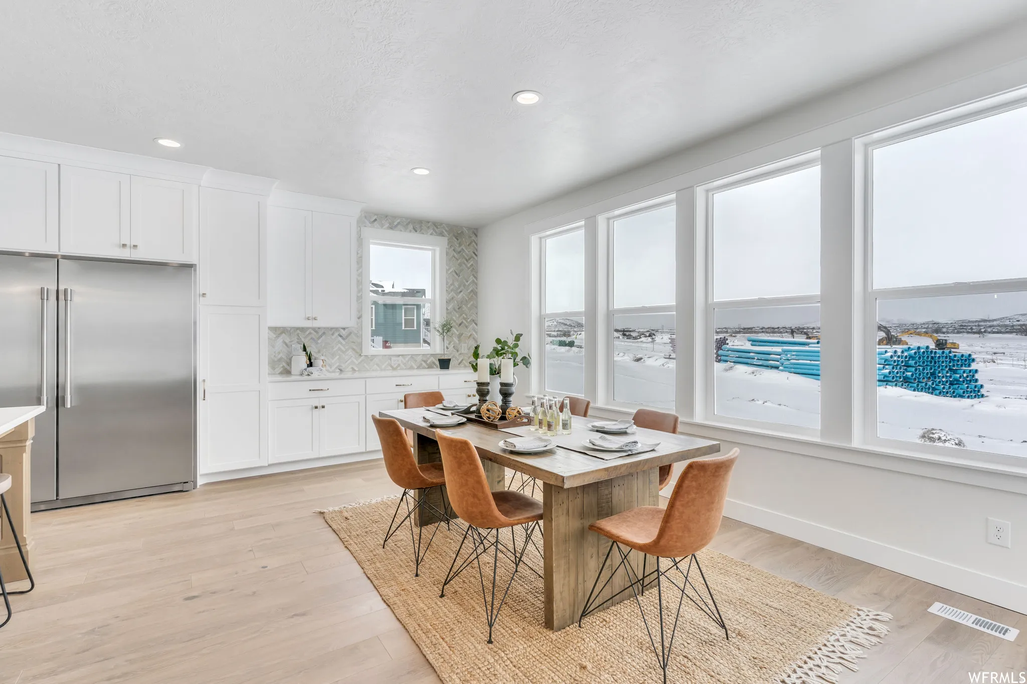Room for a large table and chairs