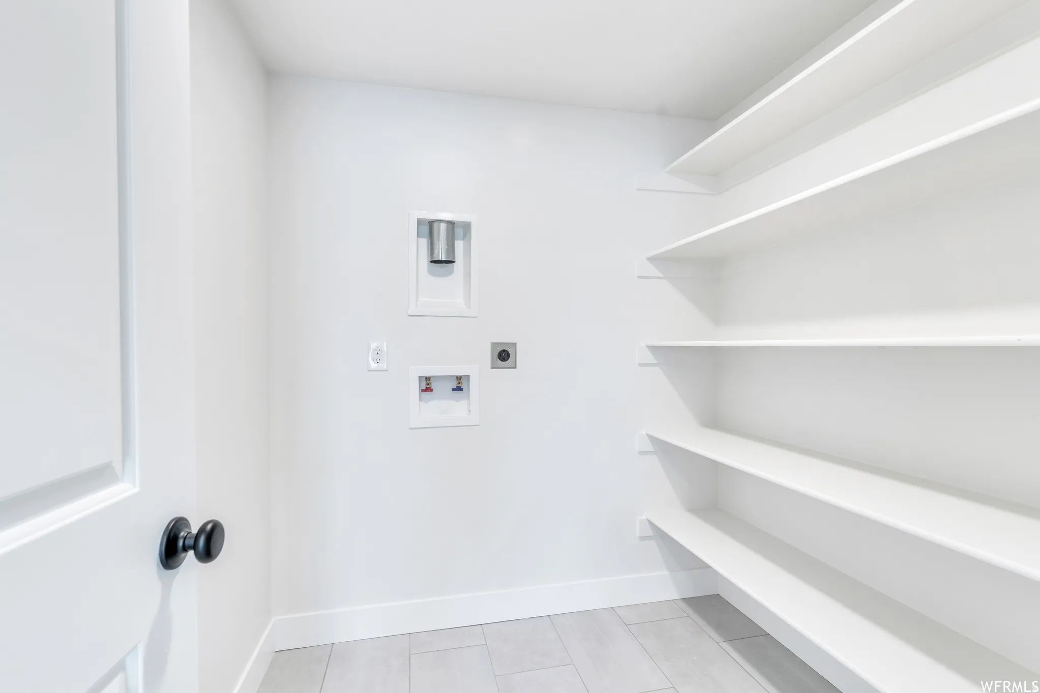 Basement laundry room/storage
