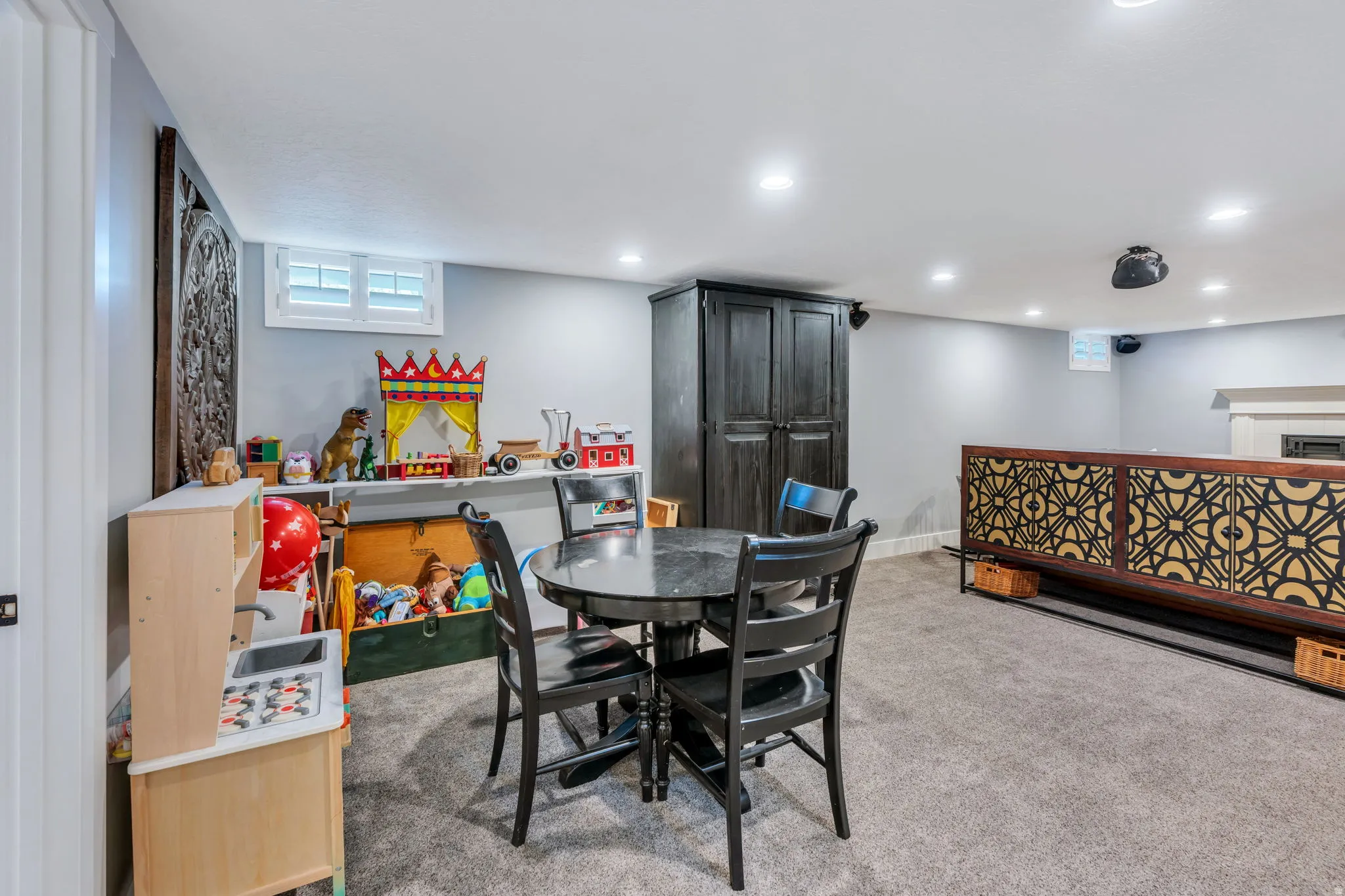 Basement family room