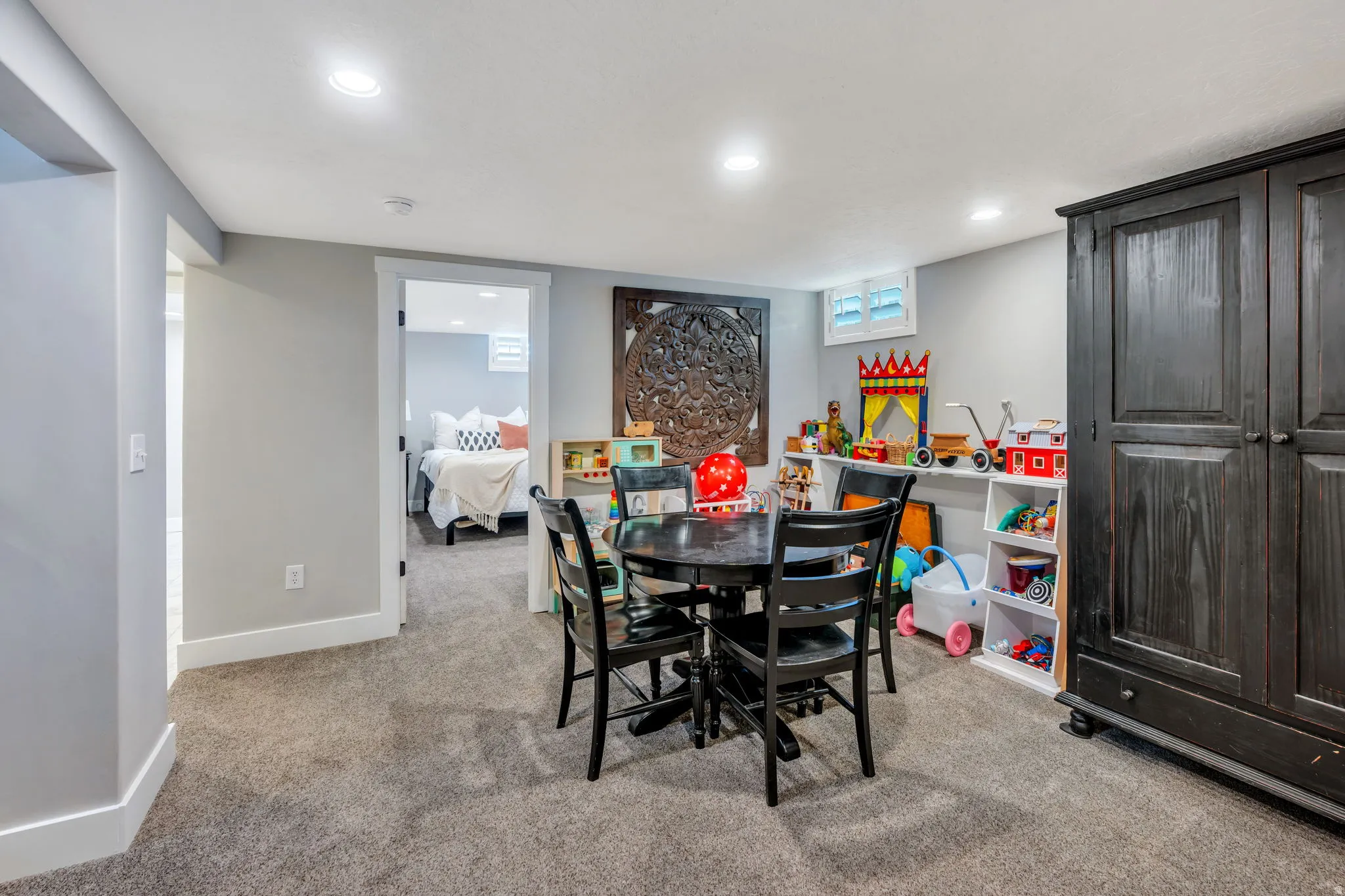 Basement family room