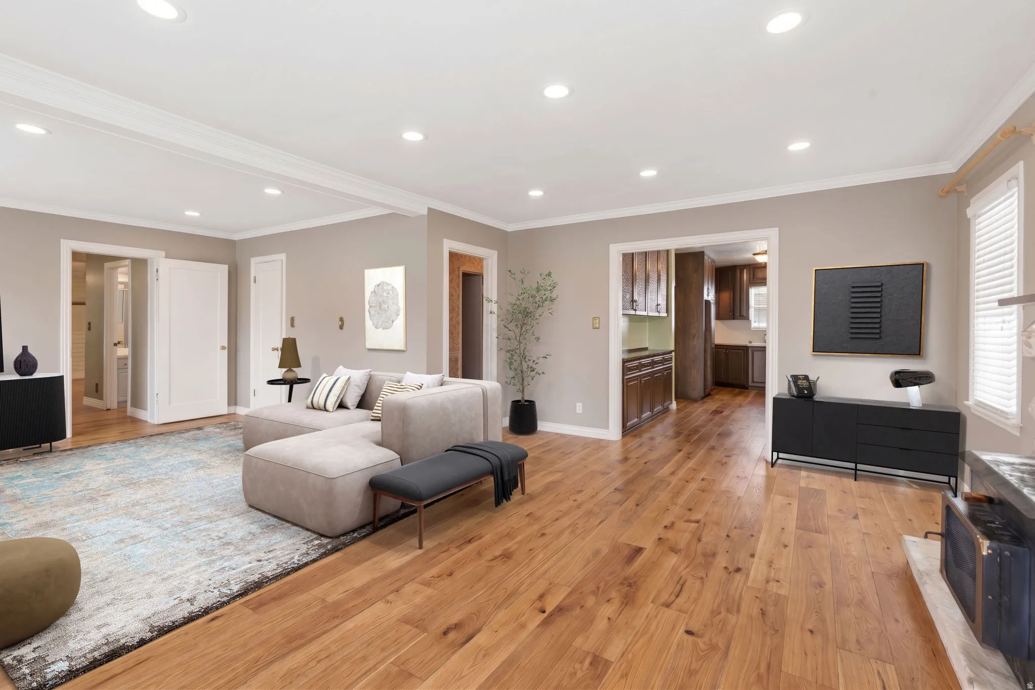 Virtually staged, Used as the Primary Bedroom