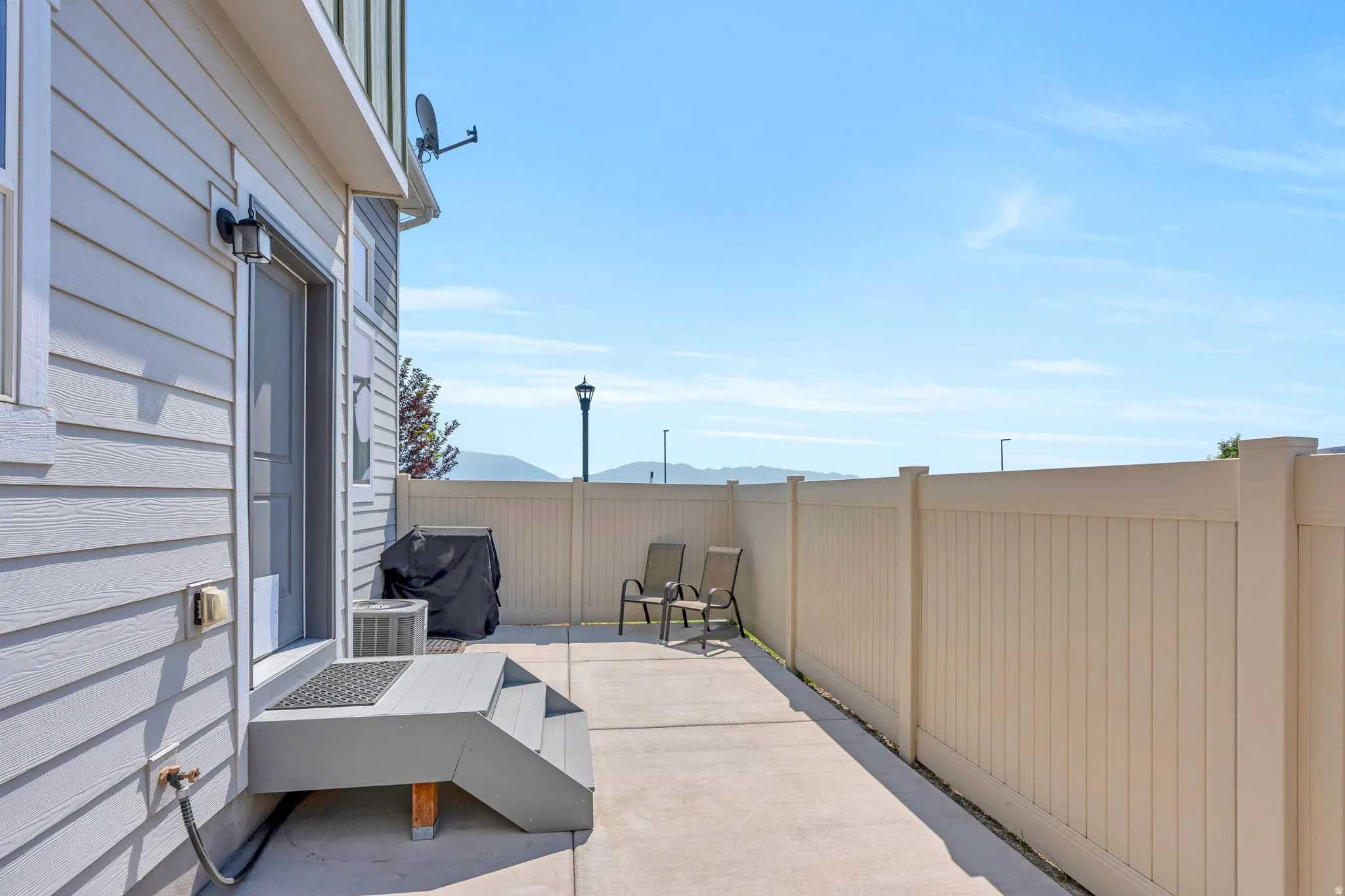 Private patio space