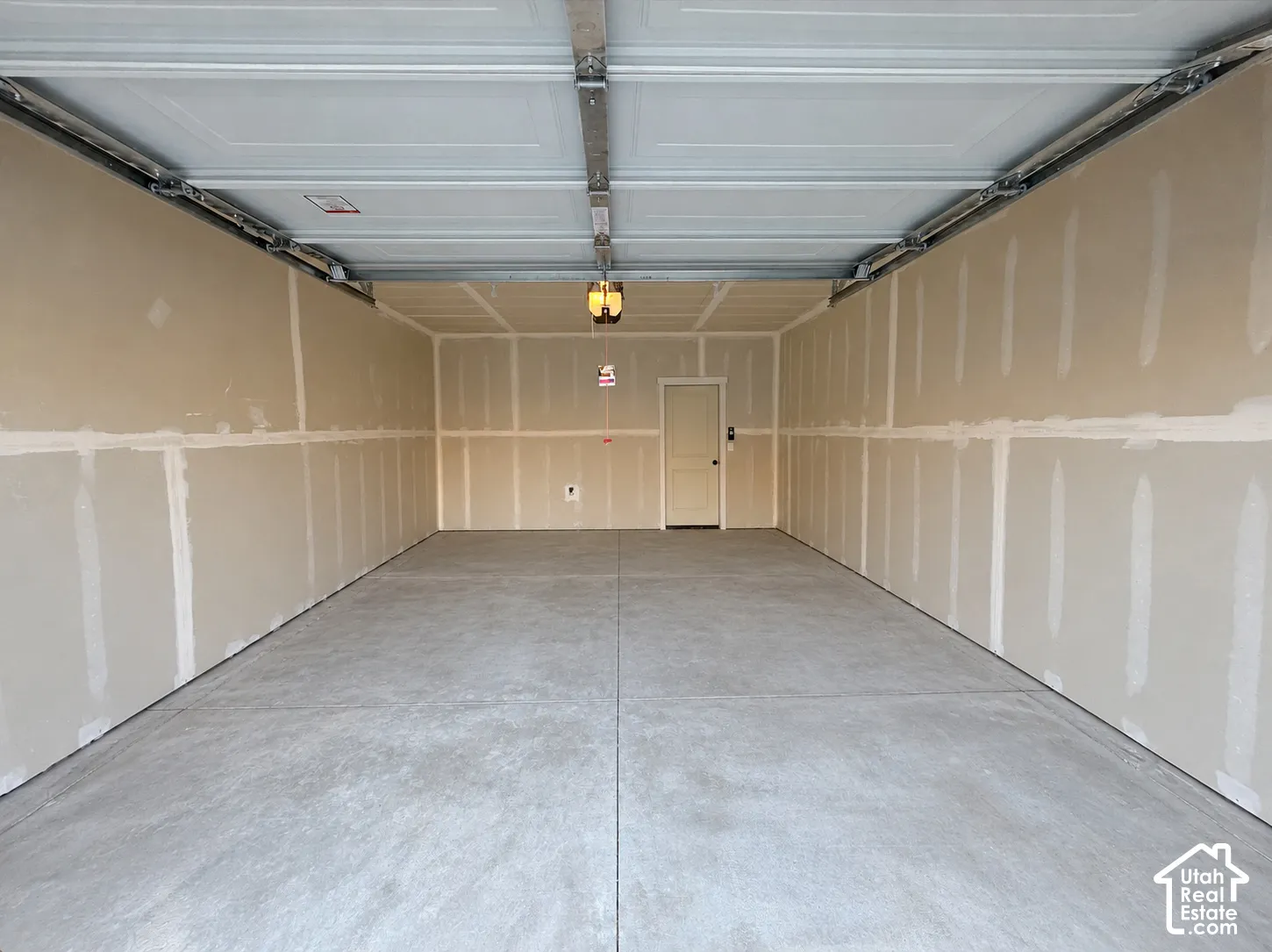 Concrete flooring with visible expansion joints