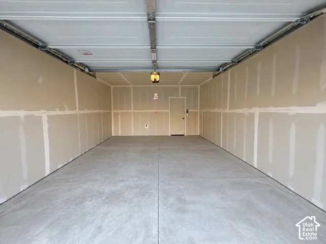 Concrete flooring with visible expansion joints