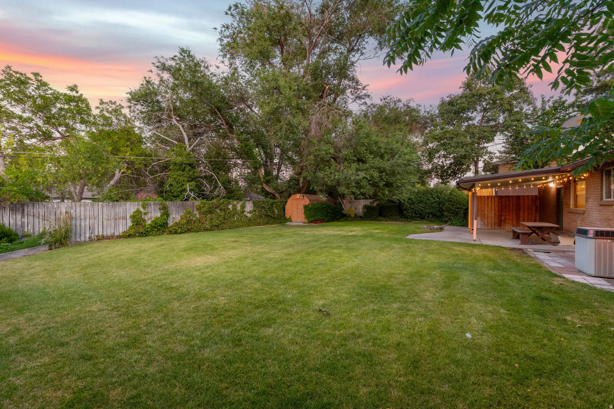 Beautiful yard and covered patio