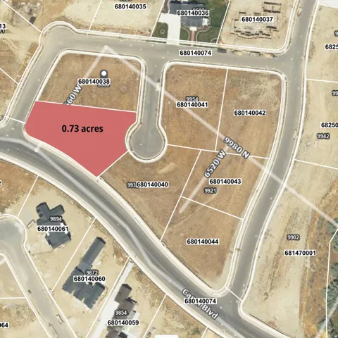 Plat Map. Illustrating the boundaries and dimensions of a specific property parcel