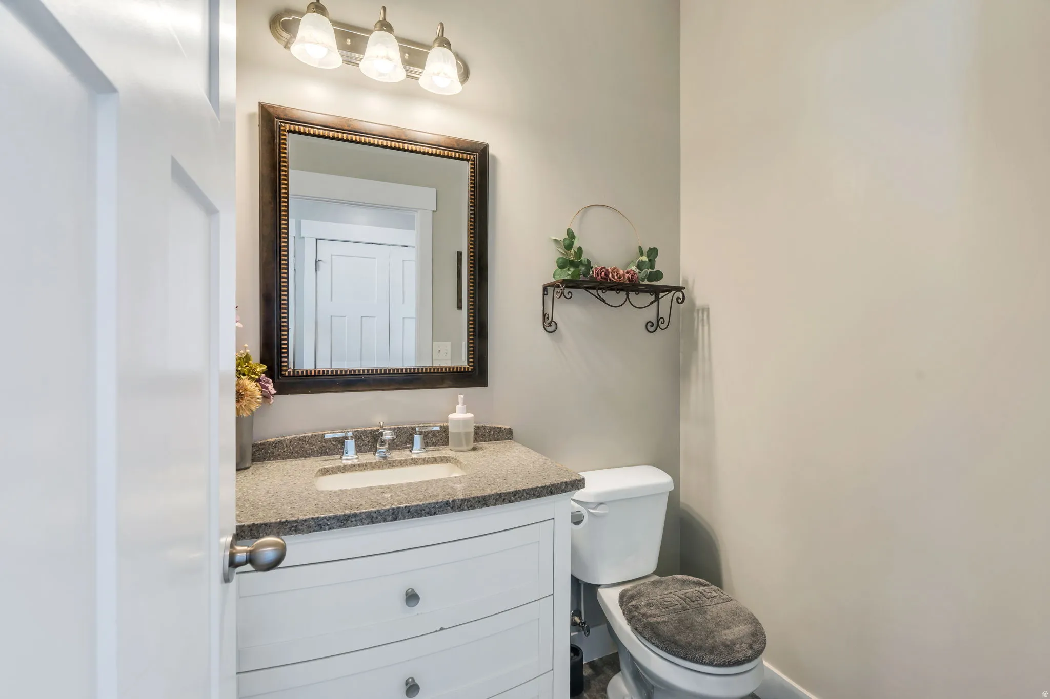 Main level half bath