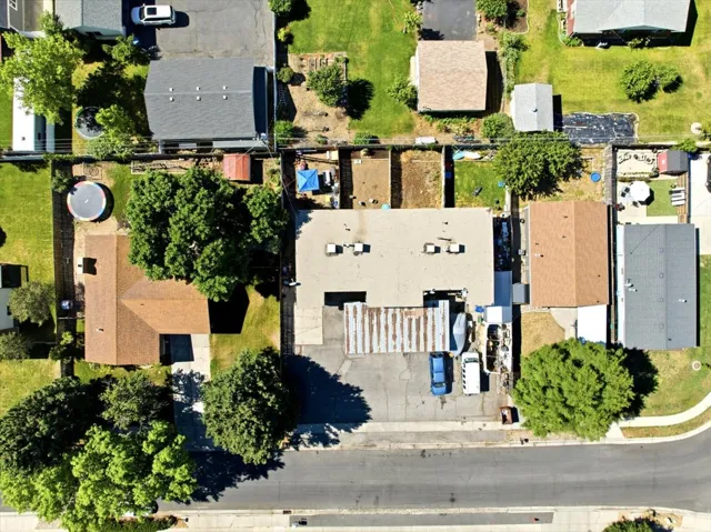 Aerial view of the property