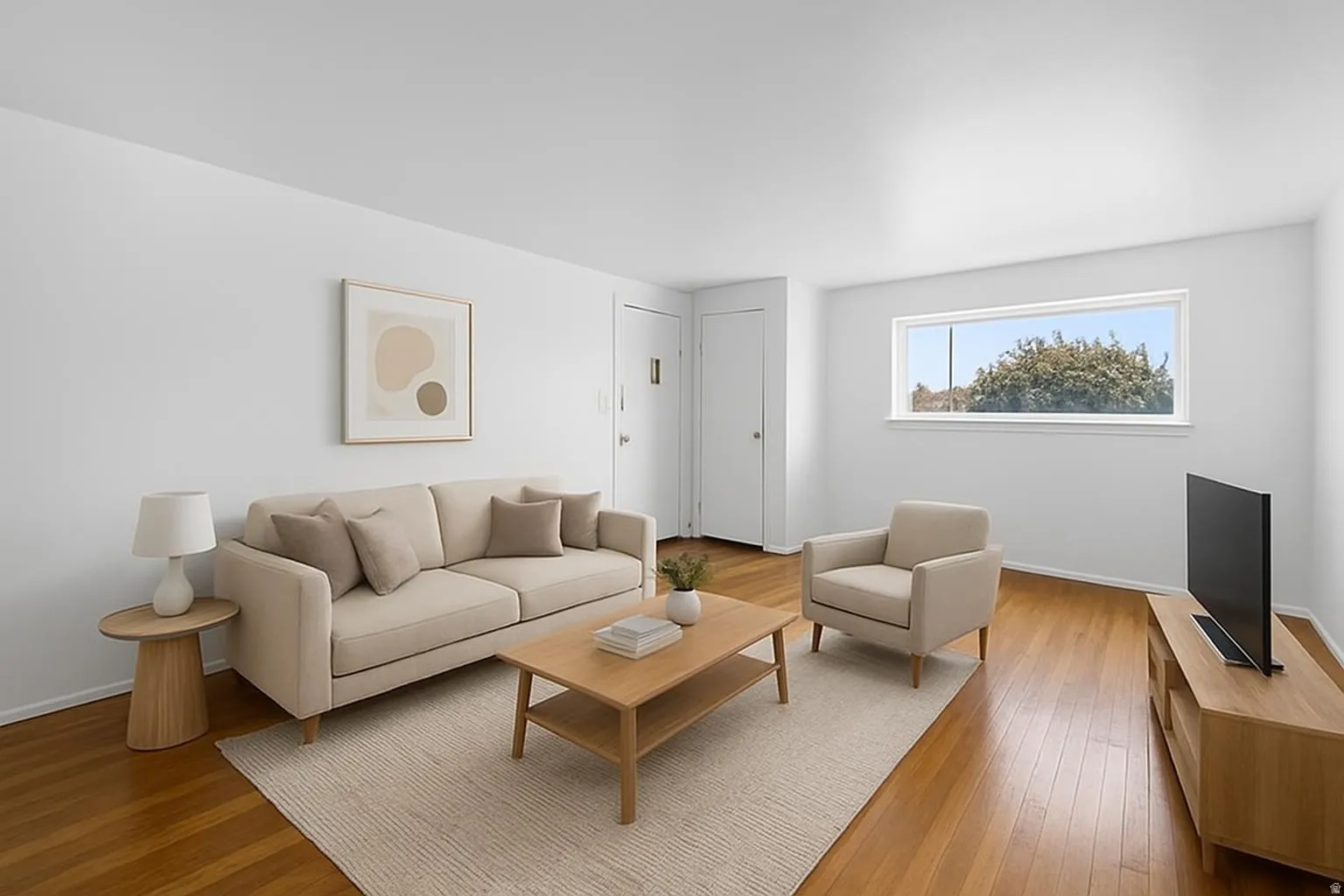 Living room - with virtual staging