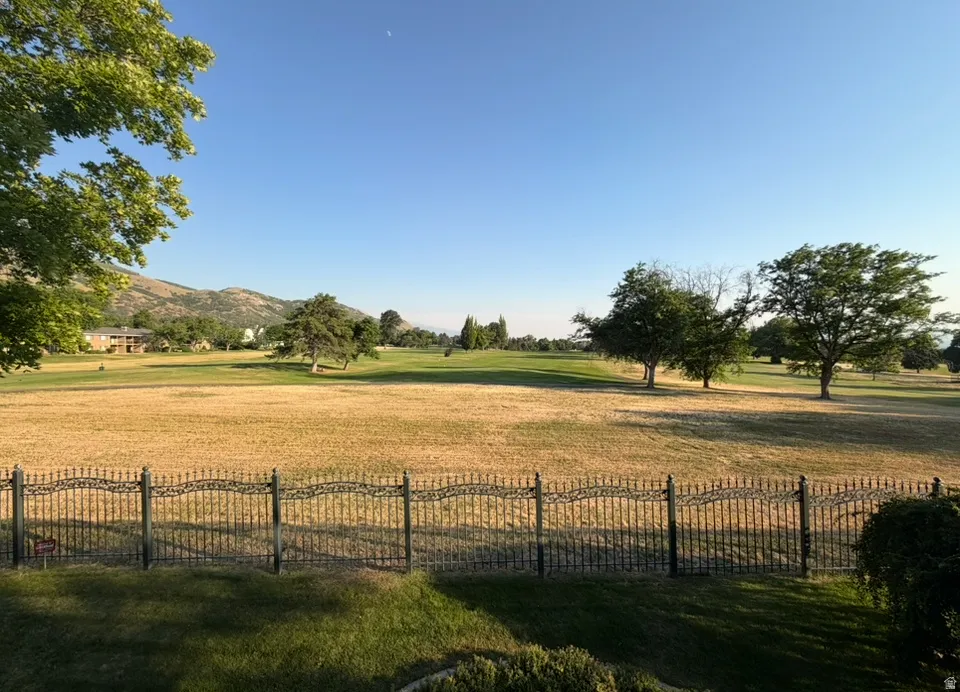 View off back, Bonneville Golf Course 14th green!