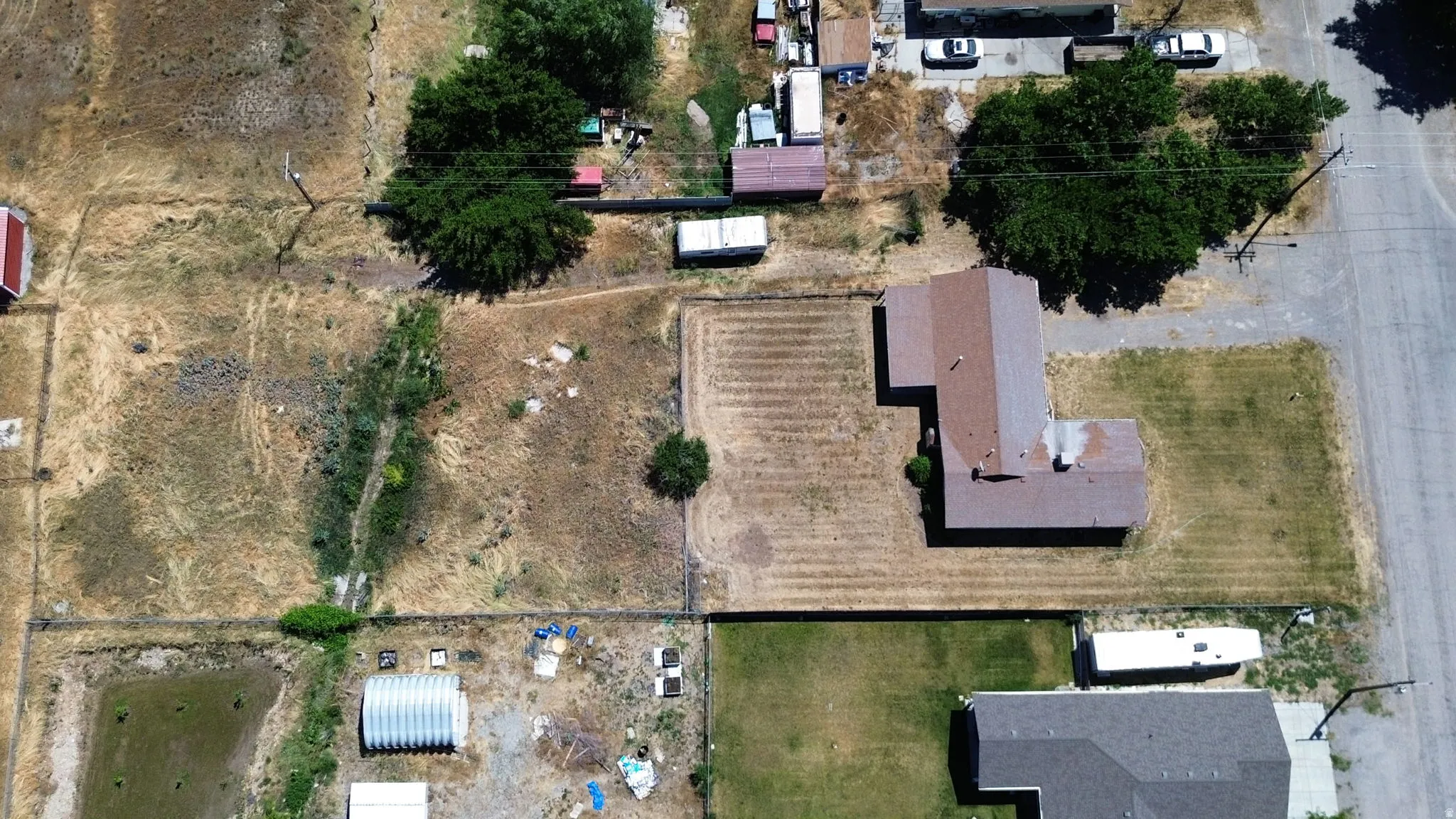 Situated on .76 acres