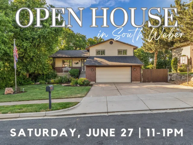 Open House Advertisement. Announcing a scheduled property viewing event