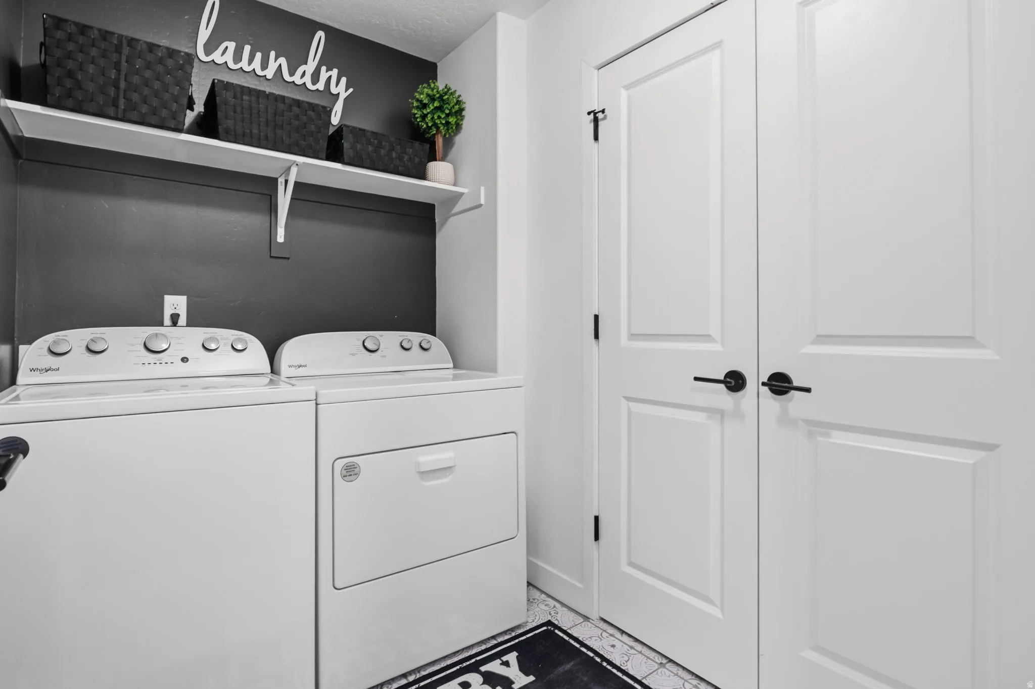 Dedicated laundry area