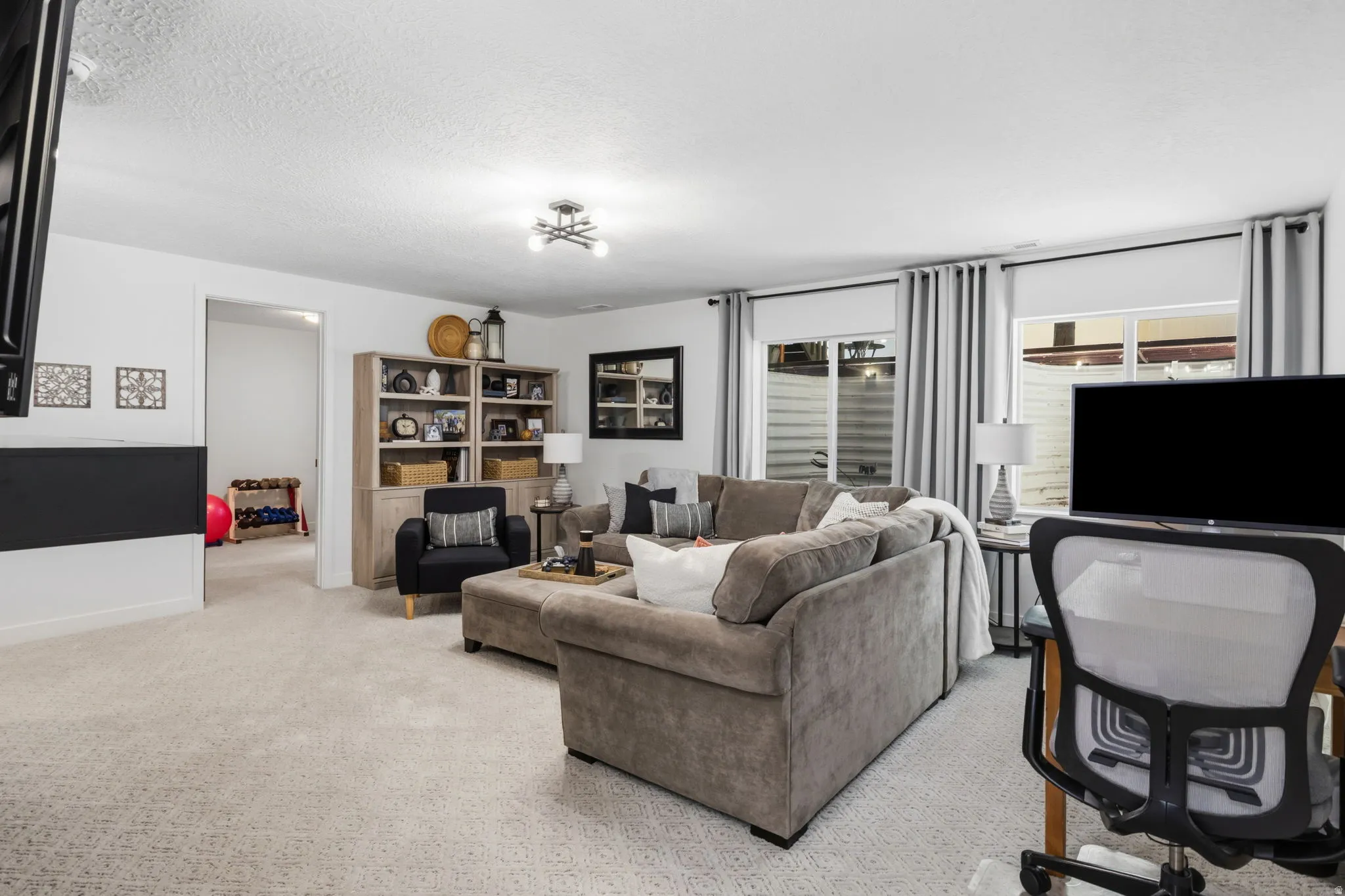 Basement family room